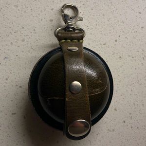 Relict hard leather coin purse